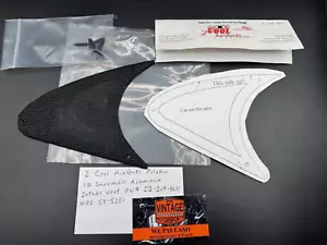 2 Cool AirVents Polaris IQ Snowmobile Aluminum Intake Vent Part # IQ-INT-Blk New - Picture 1 of 10