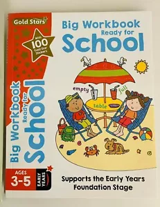 Home Learning Starting School Big Workbook Kids Age 3-5 School preschool - Picture 1 of 2