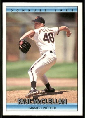 1992 Donruss #700b Paul McClellan - Image 1 of 2