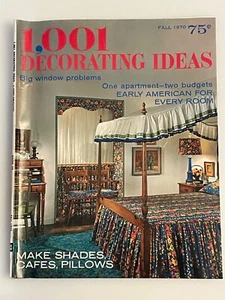 Vintage 1,001 Decorating Ideas Magazine Fall 1970 “Big Window Problems” Book 33 - Picture 1 of 3