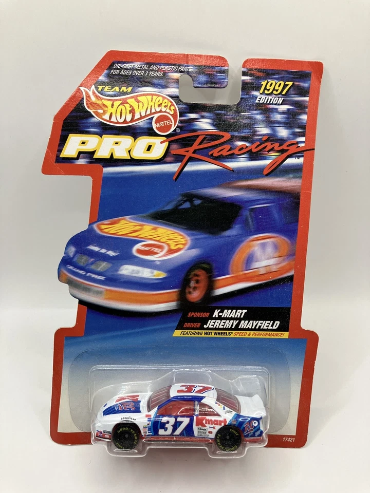 Coche de carreras Team Hot Wheels Pro Racing Jeremy Mayfield K Mart Stock 1997 Foto 1 de 1