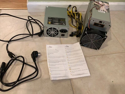 比特大陆 Antminer L3+ 带电源,504 M-DC 12V-手动-二手-VG++ — 第 1/4 张图片