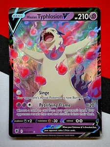 Hisuian Typhlosion V 053/189 Astral Radiance Pokémon PACK FRESH - Picture 1 of 2