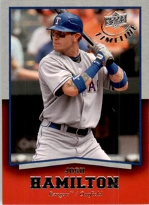 2008 Upper Deck Timeline Josh Hamilton Texas Rangers #47 MLB Baseball - Picture 1 of 2