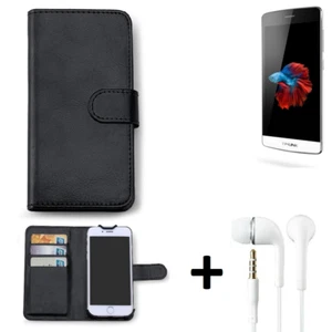 Schutzhülle f TP-LINK Neffos C5 + Kopfhörer Wallet Case Schutz Flipcove - Bild 1 von 1