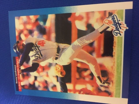 Kenny Landreaux Los Angeles Dodgers Postcard SGA Cover