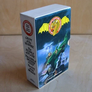 Golden Dragon 1-4 Slipcase Box Set Dave Morris Oliver Johnson Granada Gamebooks - Foto 1 di 24