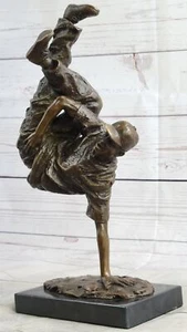 Break Dance Hip-Hop Collector Edition real Bronze Metal Sculpture by MILO - Picture 1 of 10