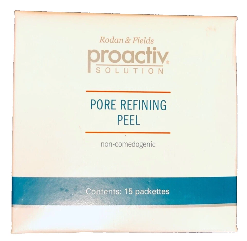 Box of 15 PROACTIV PORE REFINING PEEL Packettes Sealed Face Mask Skin Care - Image 1 of 1