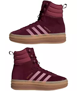 Adidas Originals GAZELLE Bold High-Top Women’s Shoes. Color: Maroon/Orchid. New - Foto 1 di 21