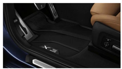 Original BMW Satz Allwettermatten vorne X3 G01 und iX G08  Anthrazit - Bild 1 von 2