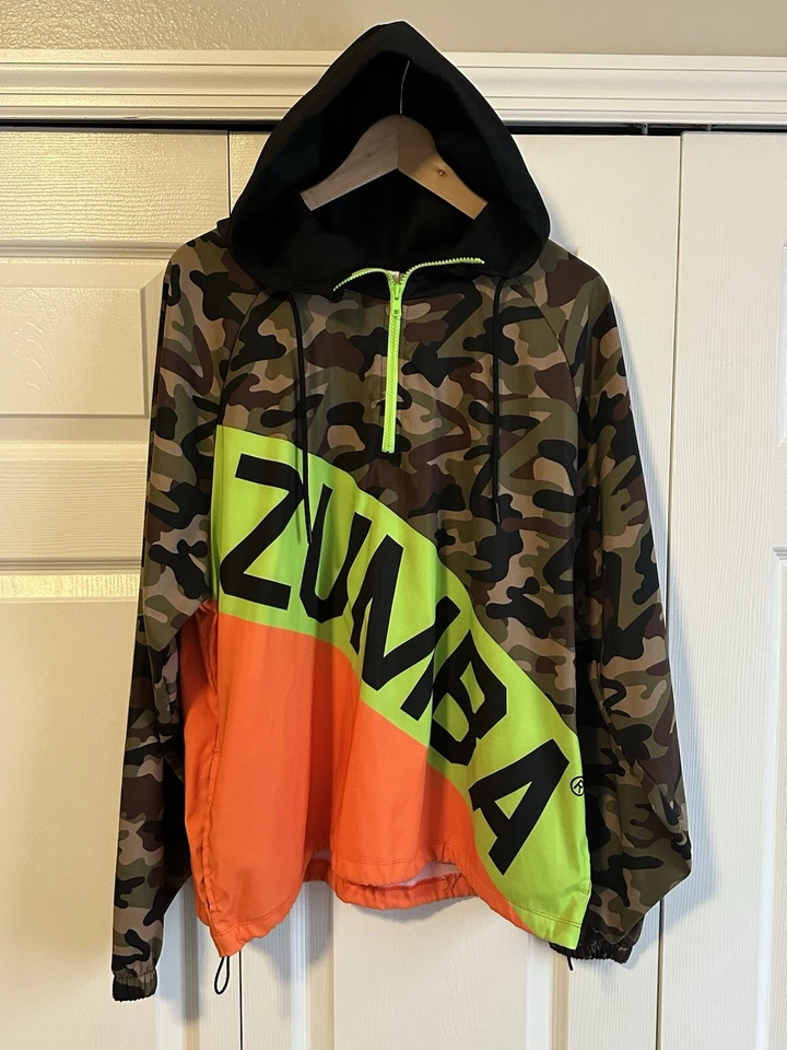 Suéter Zumba Move The World camuflaje neón - XL Foto 1 de 4