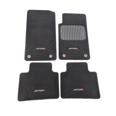 Genuine HSV Carpet Floor Mats Front & Rear Set VF GEN-F2 GTSR W/Red Stitch Charc - image 1 of 4
