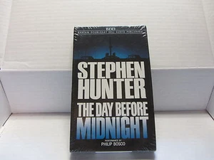 THE DAY BEFORE MIDNIGHT by STEPHEN HUNTER (1989 Cassette Abridged) NEW SEALED - Picture 1 of 2