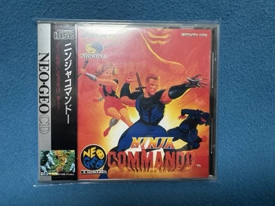 Neo Geo CD Ninja Commando ADK SNK Action Shooting Game Japan Version - Image 1 of 4