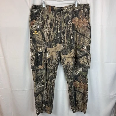 Pantalones de roble musgo XL para hombre Break Up Country pierna elástica aberturas inferiores camuflaje carga Foto 1 de 4