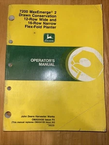 John Deere 7200 MaxEmerge 12-RW, 16RN Flex-Fold Planter Oper. Manual OMA54430 F4 - Picture 1 of 2
