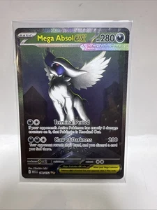 Juego de cartas coleccionables Pokémon Mega Absol Ex arte completo mega evoluciones inglés - Imagen 1 de 8