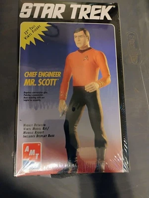 1994 AMT ERTL Star Trek Chief Engineer Mr. Scott 12" Tall Vinyl Figure New! - Image 1 of 2