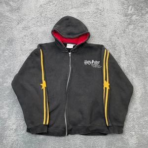 Vintage Harry Potter Hoodie groß schwarz Feuerkelch Warner Brothers Film Promo - Bild 1 von 7