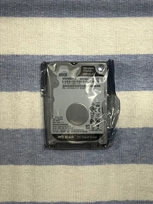 Western Digital WD5000LPLX 500GB 7200RPM 2.5" SATA 6Gb/s HDD WD Black – WD5000LP - Image 1 of 4