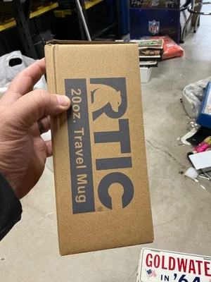 RTIC 20OZ TRAVEL MUG LOWES MILITARY ADVERTISING BRAND NEW IN BOX - Image 1 of 2