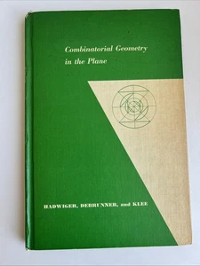 COMBINATORIAL GEOMETRY IN THE PLANE By Hugo Hadwiger - Hardcover - Picture 1 of 12