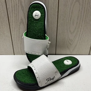 Sandalia de GOLF Reef Mulligan Slide Slip On - Para hombres Talla 12 - Plantilla Astroturf en muy buena condición - Imagen 1 de 7