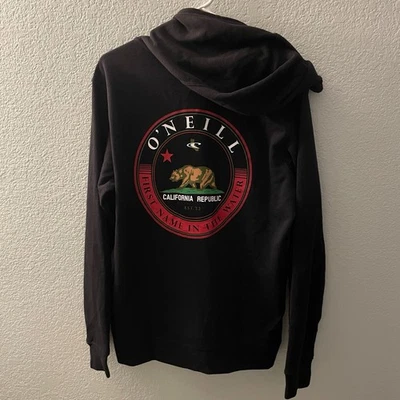 Moletom com capuz gráfico O'Neill California Republic preto - Imagem 1 de 2