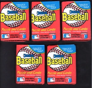1988 DONRUSS BASEBALL GUARANTEED UNOPENED GROUP OF 5 SEALED WAX PACKS  - Picture 1 of 2