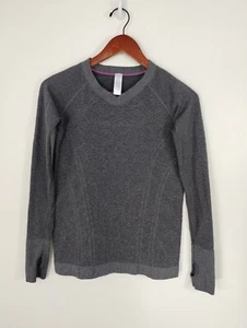 Lululemon Ivivva Swiftly Tech Shirt Size 14 Gray Long Sleeves  - Picture 1 of 7