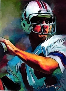 Steve Grogan 2018 Authentic Artist Signed Limited Edition Print Card 37 of 50 - Picture 1 of 4