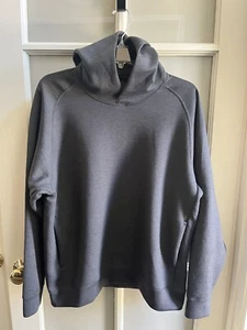 Uniqlo Sweat Hoodie Sweatshirt Unisex M Charcoal Gray Pullover Pockets - Picture 1 of 6
