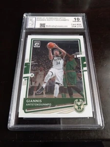 2020-21 OPTIC GIANNIS ANTETOKOUNMPO MGC 10 MINT💥🏆🏀 AWESOME COLOR/ CONDITION  - Bild 1 von 7