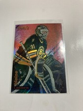 1994 Bowmans best refractor NHL hockey Blaine lacher Power points red back