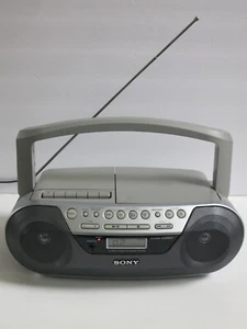 Sony CFD-S05 CD/Cassette Player Recorder Radio Portable Boombox, Tested - Picture 1 of 10