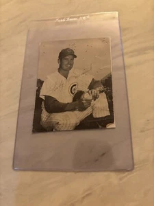 Lindy McDaniel rare vintage 1964 Chicago Cubs autographed black/white postcard - Picture 1 of 2