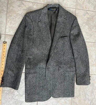 Vintage Brooks Brothers Brooksgate Blazer GrayTweedWool Sorts Coat Mens 41 reg - Image 1 of 4