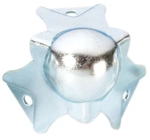 Kugelecke klein gekröpft Lautsprecher Boxen Schutz Ecke Ecken Kistenecke Stahl - Picture 1 of 2