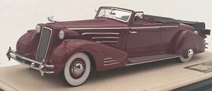 Modelli di francobollo GLM 1934 Cadillac 452D Victoria convertibile marrone aperto - Foto 1 di 12