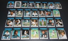 1986 Topps Detroit Tigers Team Set w/Traded + Mini LL; 40 Cards - NM Condition