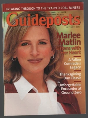 Guideposts Magazine November 2002 Marlee Matlin Trapped Coal Miners - Image 1 of 3