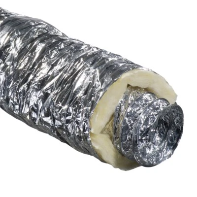 DALAP® Aluflexschlauf Luftschlauch 80mm/10m Lüftungsschlauch isoliert ALITSONO 080/10