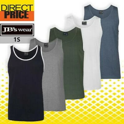 JB's Mens Singlet, cotton, perfect for workout, 1S - image 1 of 4