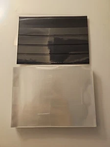 25  Schutzhüllen für Steckkarten A6 (158 x 113 mm) Briefmarken Plastikhüllen  - Bild 1 von 4