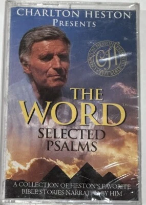 Charlton Heston Presents The Word Selected Psalms VTG Audio Cassette Sealed 1997 - Image 1 of 2