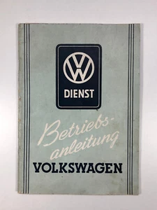 Betriebsanleitung Volkswagen VW Dienst 1952 1959 Automobilia Rarität AG Wolfsbur - Bild 1 von 9