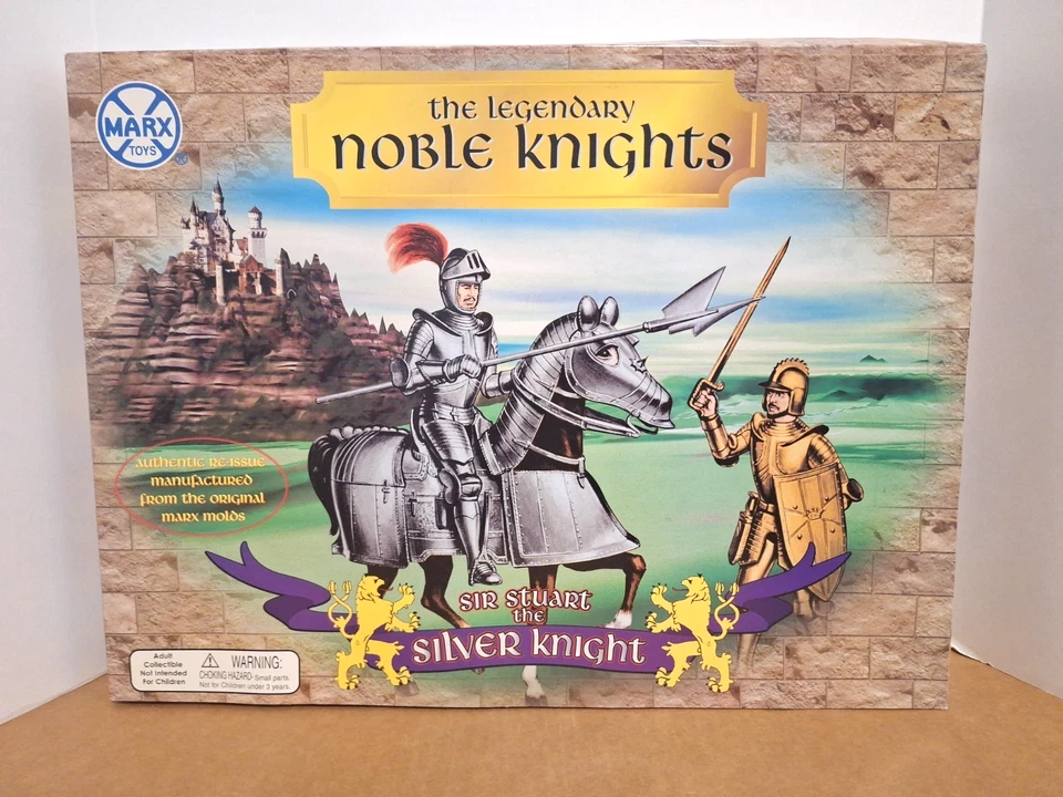 2000 Marx Toys Legendary Noble Knights Sir Brandon The Blue Knight ()