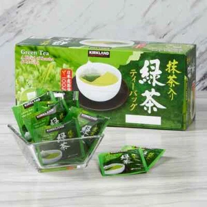 Kirkland Signature Japanese Green Tea Blend of Sencha & Matcha -Pack of 100 Bags - Picture 1 of 7