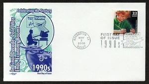 USA, SCOTT # 3191-E, ARTMASTER FDC COVER - IMPROVING EDUCATION, BOY WRITING 2000 - Picture 1 of 2